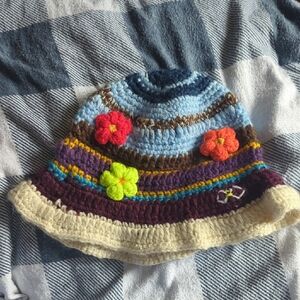Colorful Kids Crochet Hat